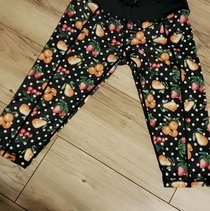 Betsey Johnson Fruit Leggings